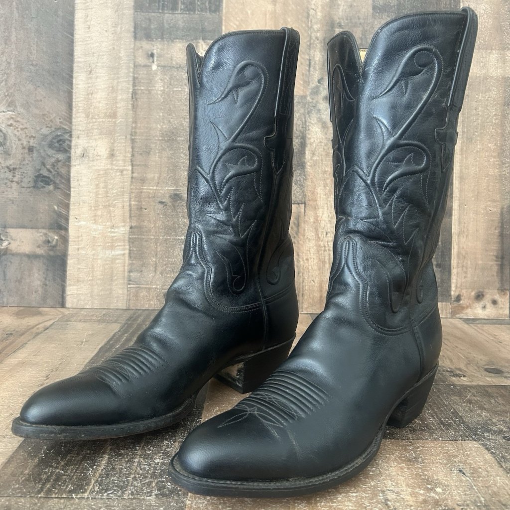Lucchese Classics L681584 Black Western Cowboy Boots Womens 10.5 B